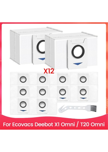 Ecovacs Deebot X1 Omnı / T20 Omnı, Yedek Parçalar Için Vakum Süpürge Torbaları Aksesuarlar (Yurt Dışından)