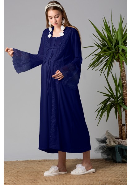 Sabahlıklı Hamile Lohusa Gecelik Takım