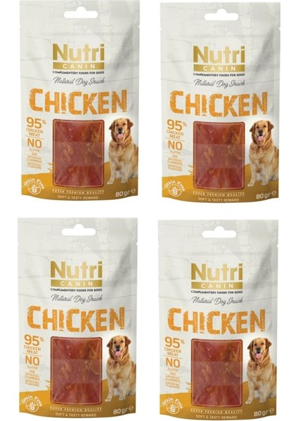 Tavuklu Tahılsız Köpek Ödülü 80 Gr. x 4 Adet