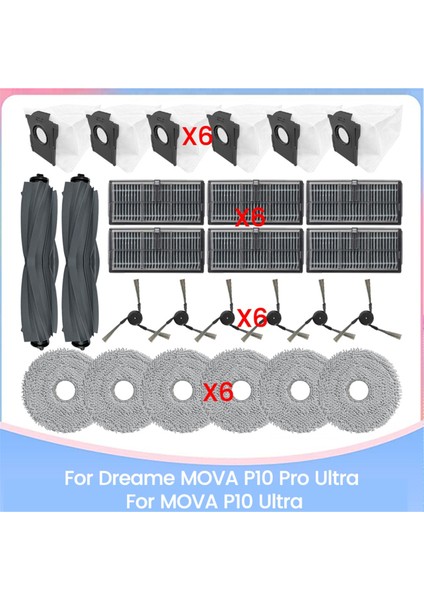 Dreame Mova P50 Pro Ultra/ P10 Pro Ultra/ P10 Ultra Yedek Parçalar Için (Yurt Dışından)
