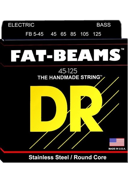 FB5-130 Fat-Beam 5 Telli Bas Gitar Teli (Medium To Heavy 45-13