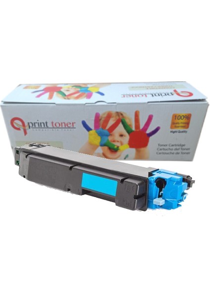 Muadil Toner Kyocera Mita TK5140/TK 5140/ Ecosys M6030/P6130/M6530/MİTACO 3130C (Cy)
