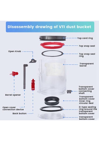 Moosoo K12 Pro K13 Kablosuz Elektrikli Süpürge Parçaları Için 7 Adet Hepa Filtre (Yurt Dışından) modelleri