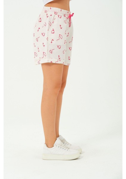 Kadın Desenli Keten Şort indirimleri