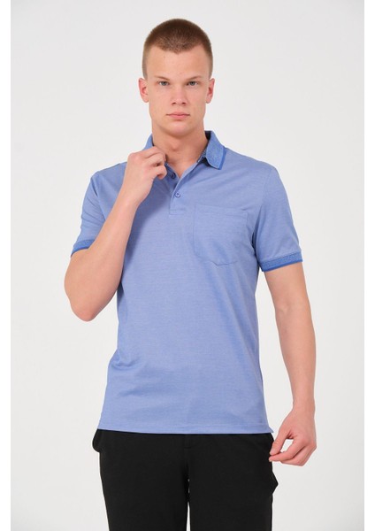 Erkek Düz Renk Cepli Polo Yaka Tişört T-Shirt fiyatları