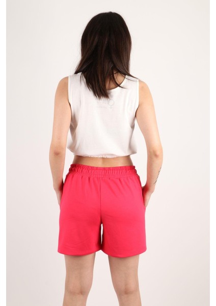 Kadın Pembe Şort Kısa Spor Şort fırsatları