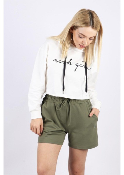 Rich Kadın Cepli Örme Şort fiyatları