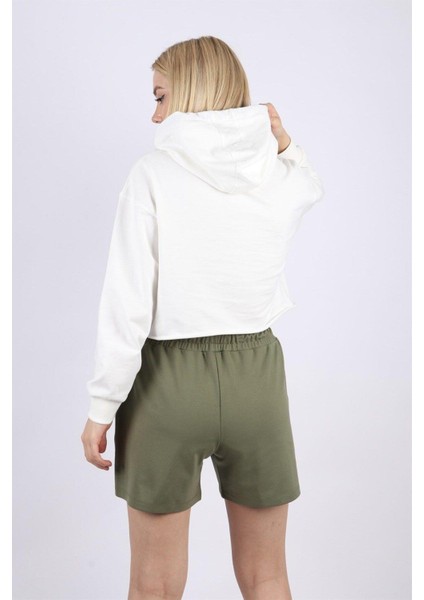 Rich Kadın Cepli Örme Şort modelleri