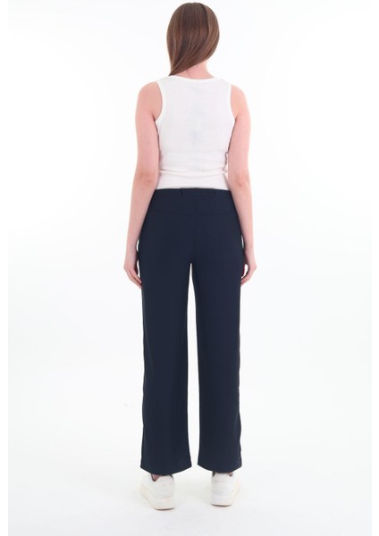 Kadın Yüksek Bel Bol Paça Pantolon indirimleri