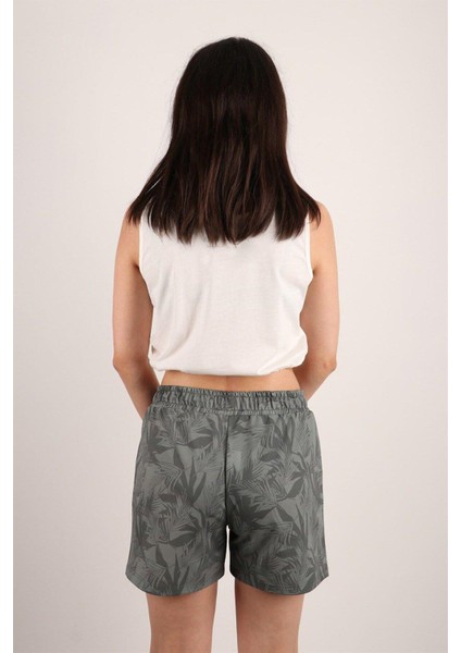 Kadın Desenli Kısa Şort modelleri