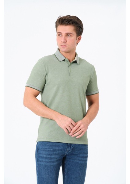Erkek Basic Tişört Polo Yaka T-Shirt fiyatları