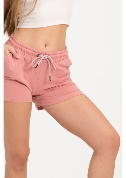 Kadın Gül Kurusu Şort Mini Spor Şort fiyatları