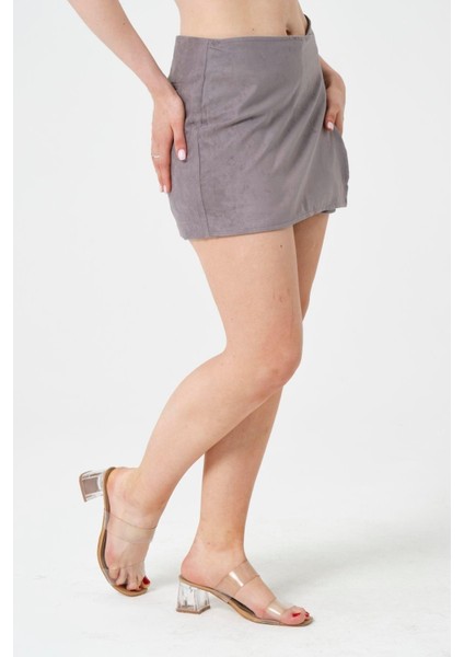 Gri Şort Etek fırsatları