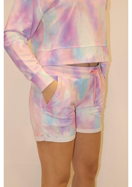 Rich Kadın Batik Şort