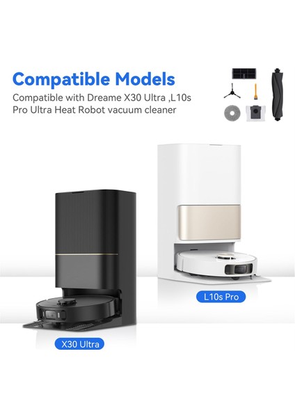 Dreame X30 Ultra Ultra Heat Elektrikli Süpürge Için Aksesuar Kiti (Yurt Dışından) fiyatları