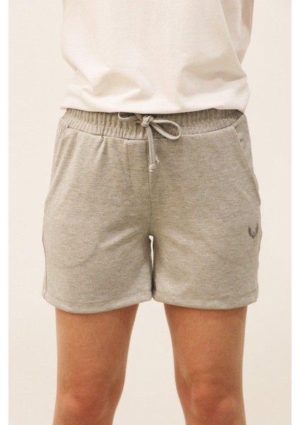 Rich Kadın Cepli Örme Şort