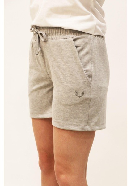 Rich Kadın Cepli Örme Şort modelleri