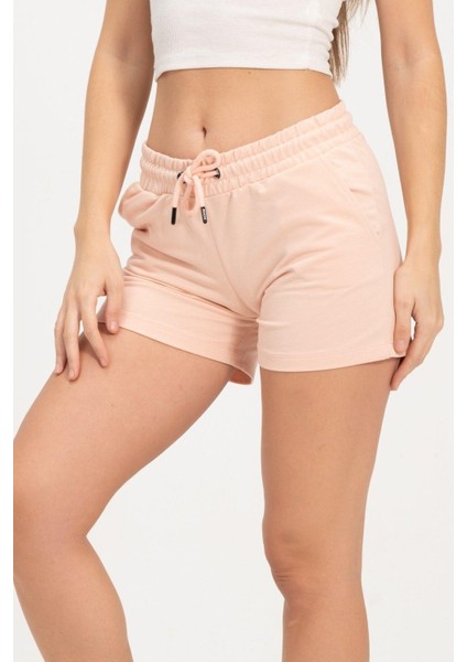 Kadın Pembe Şort Mini Spor Şort modelleri