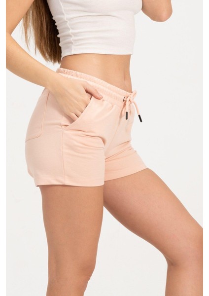 Kadın Pembe Şort Mini Spor Şort fırsatları