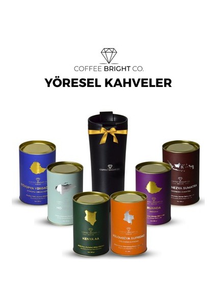 250 gr. 6'lı Yöresel Çekirdek Kahve