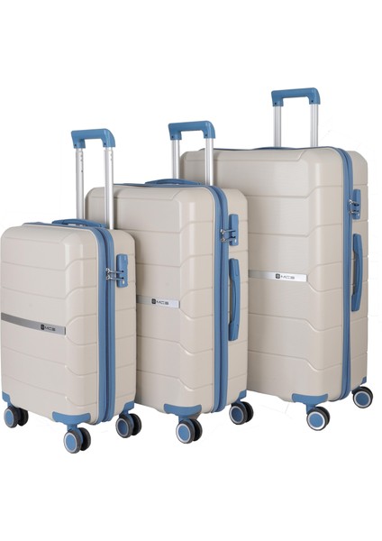 Üçlü Polipropilen Valiz Seti V366
