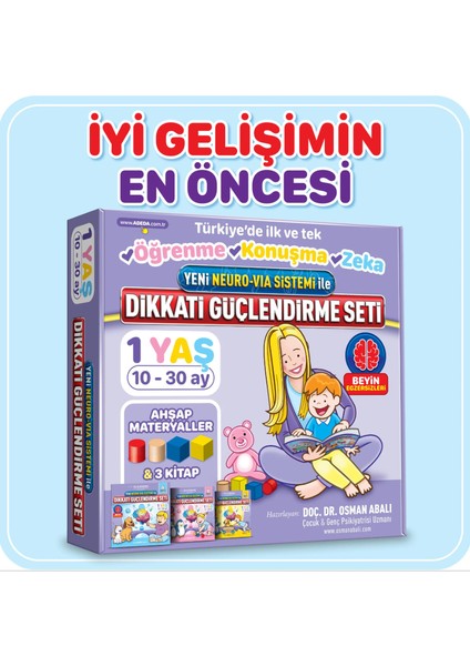Osman Abalı Dikkati Güçlendirme Seti 1 Yaş fiyatları