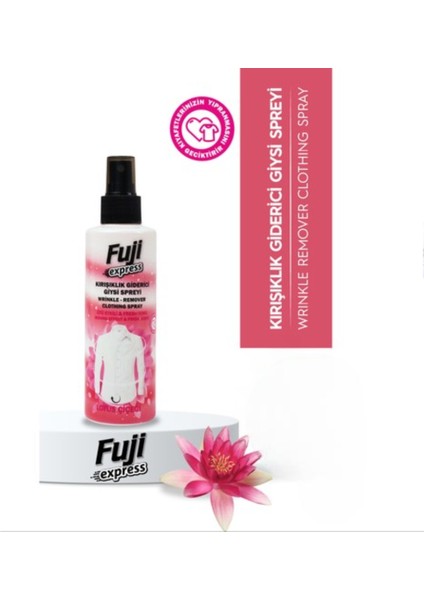 Ütü Etkili Giysi Spreyi Lotus Çiçeği Ferahlatıcı ve Pratik Giysi Bakımı - 200 ml