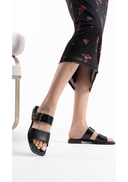 Alessi Premium Siyah Hakiki Deri Terlik indirimleri