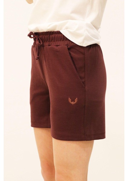 Rich Kadın Cepli Örme Şort