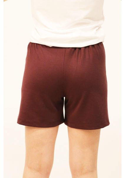 Rich Kadın Cepli Örme Şort modelleri