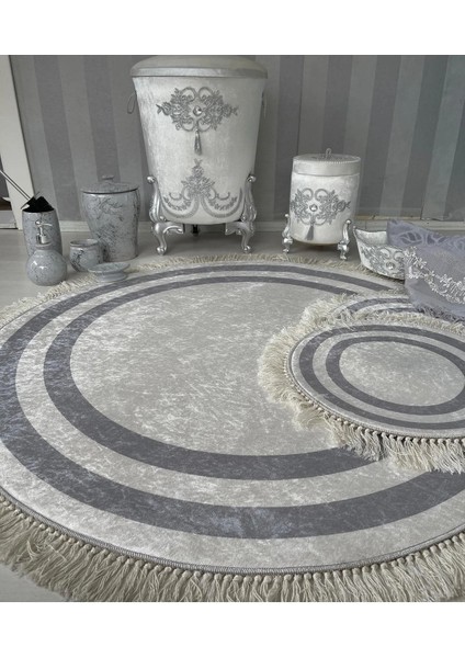 Beyaz kaymaz Taban 3lü Banyo Paspas Takımı 361-30 modelleri