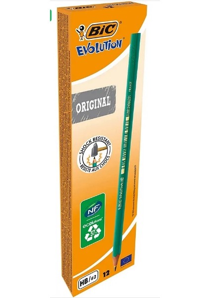Evolution Hb Kurşun Kalem 12 Adet (1 Kutu)