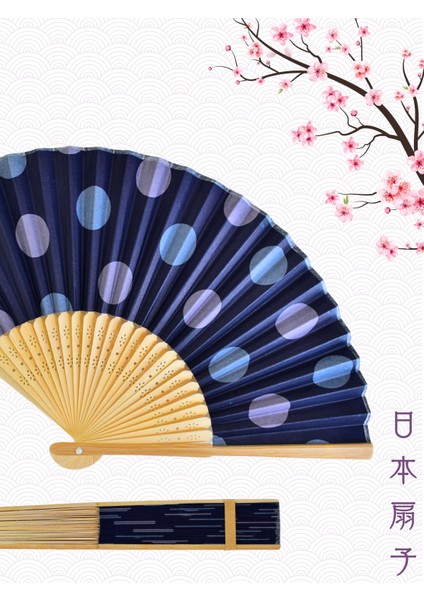 Yazın Vazgeçilmezi: Katlanabilir Japon Bambu Yelpaze + Kumaş Kılıf | Yaz Serinliği ve Estetik fiyatları