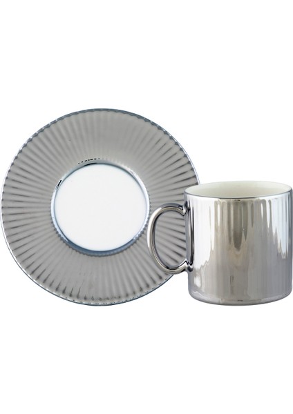 Lumiere Platin 4 Parça 2 Kişilik Türk Kahve Fincan Takımı 90 ml fırsatları