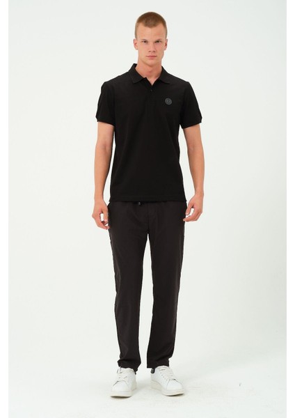 Erkek Polo Yaka Tişört Rahat Kesim Baskılı T-Shirt indirimleri