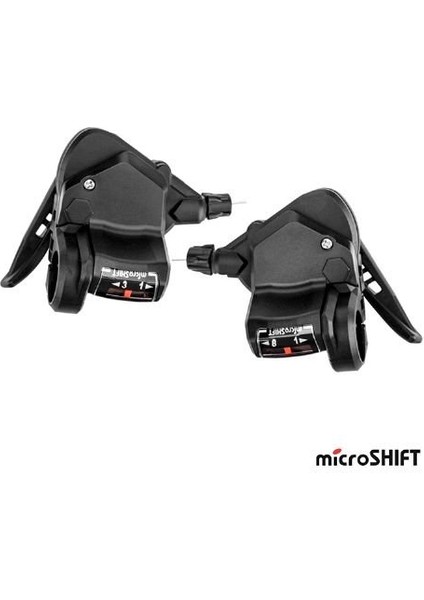 Microshift TS38-8 Vites Kolu | 3x8 Vites, Hassas ve Güvenilir Geçiş