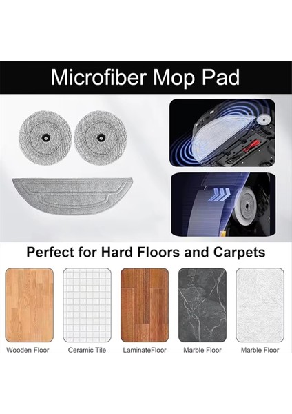 Roborock Saros 10R, S9 Maxv Slim, G20 Ultra Aksesuarlar Parça Ana Yan Fırça Filtresi Mop Toz Çanta Kiti (Yurt Dışından) modelleri