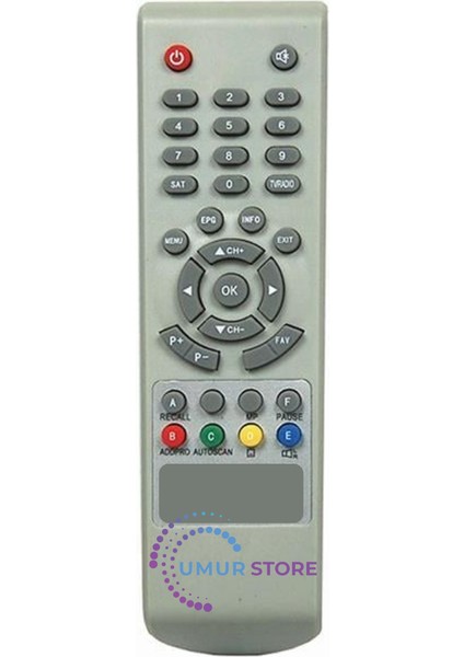 980 Uydu Alıcı Kumandası