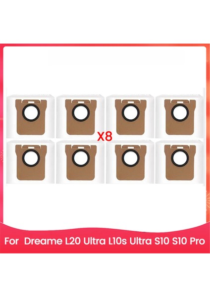 Dream L20 Ultra L10S Için Toz Çantası Ultra S10 S10 S10 Pro Vakum Süpürge Parçaları Xiaomi Mijia Omni 1s B101CN Robot X10+ (Yurt Dışından)