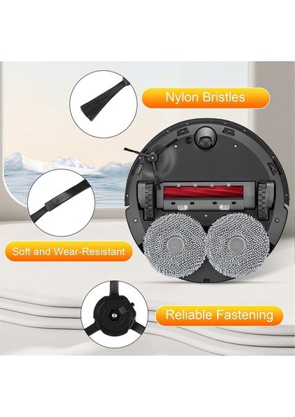 Roborock Süpüren Robot Qrevo Pro Vakum Parçaları Ana Yan Fırça Filtre Mop Kumaşları Toz Torbaları Temizlik Aksesuarları (Yurt Dışından) fırsatları