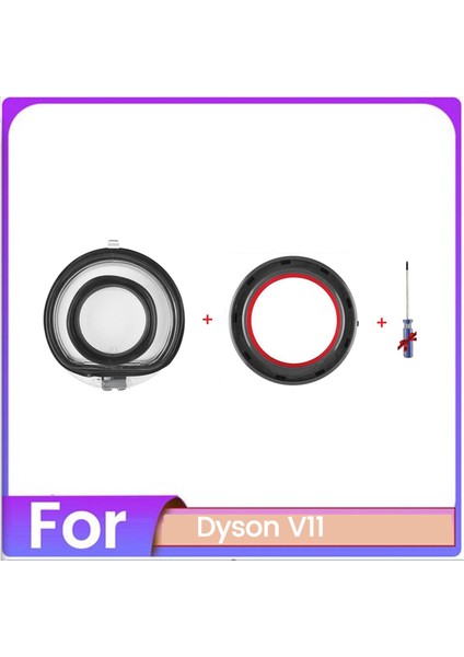3pcs Toz Kovası Contası ve Toz Kutusu Taban Kapağı Dyson V11 Vakum Süpürge Aksesuarları Yedek Parçalar (Yurt Dışından)