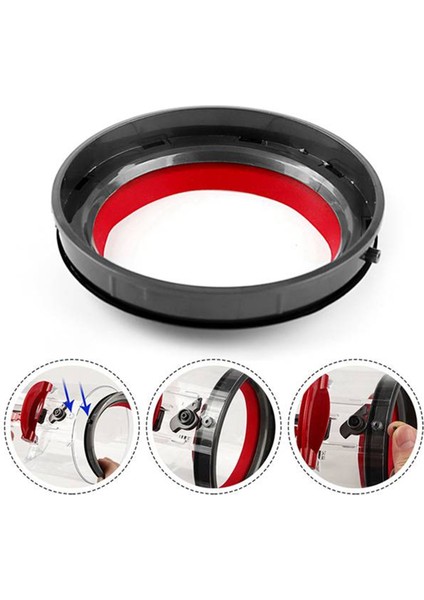 3pcs Toz Kovası Contası ve Toz Kutusu Taban Kapağı Dyson V11 Vakum Süpürge Aksesuarları Yedek Parçalar (Yurt Dışından) fiyatları
