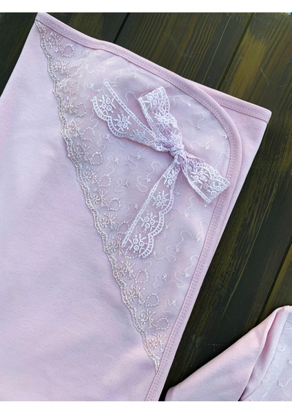 Dantel Işlemeli 10 Parça Yeni Doğan Hastane Seti %100 Pamuk fırsatları