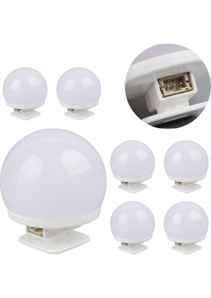 PM-6687 6lı Makyaj Aynası Işığı