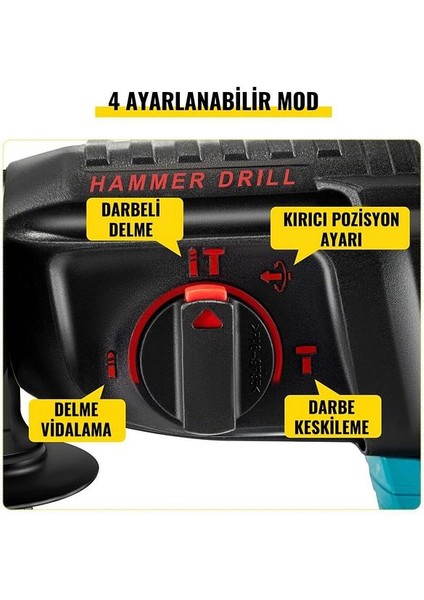 Ultra 5li Grup Set Vidalama, Somun Sıkma, Kırıcı Delici, Avuç Taşlama ve 12 Köşe Lazer Metre 58VF EEA365