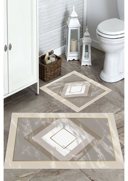 Multi kaymaz Taban Tasarım Banyo Paspas BB-101