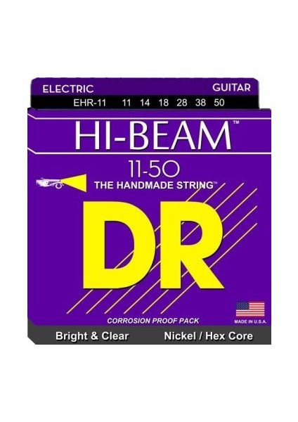 Ehr-11 Hi-Beam Elektro Gitar Teli (Heavy 11-50)