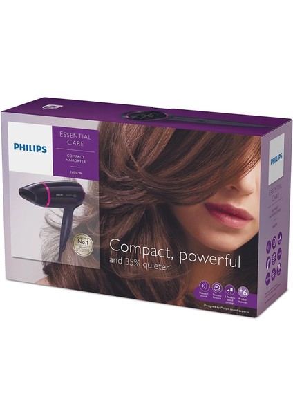 BHD002 Essentialcare Compact 1600 W Saç Kurutma Makinesi