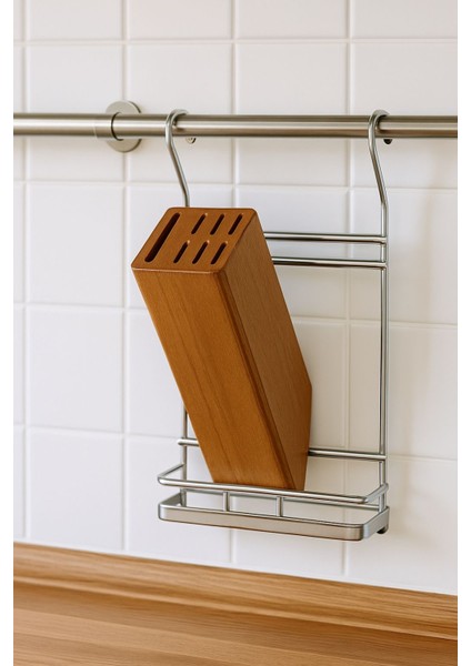 Askılı Ahşap Bıçaklık/ahşap Bıçak Standı