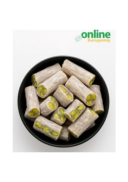 Antep Fıstıklı Sade Fitil Lokum 1000 gr